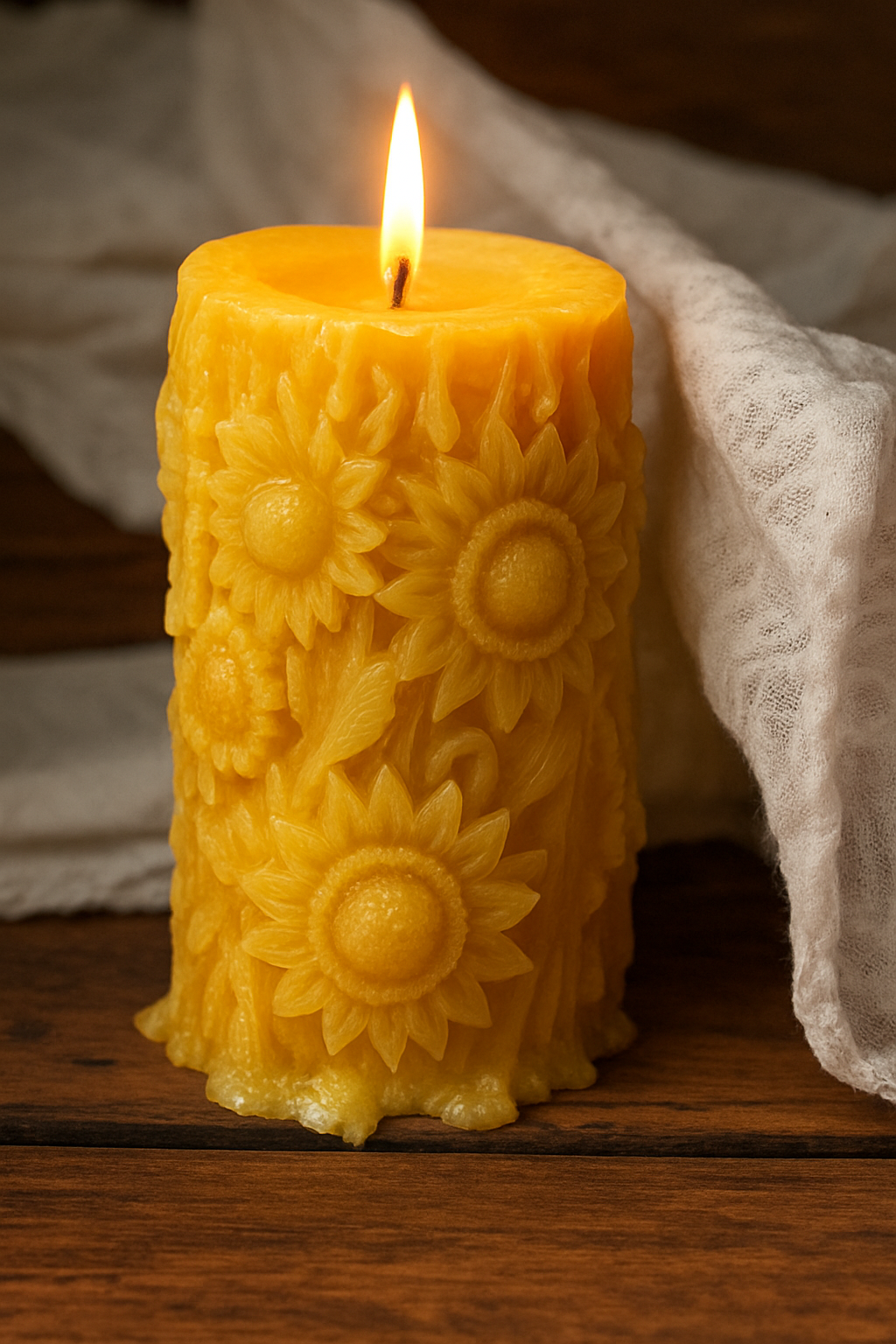 Sunflower Piler Candle