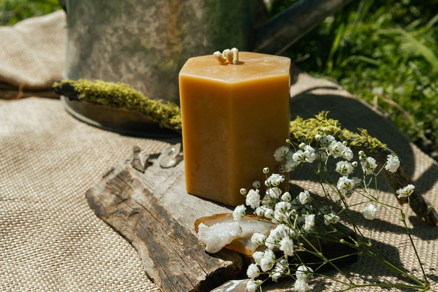 Small Hexagon Candle